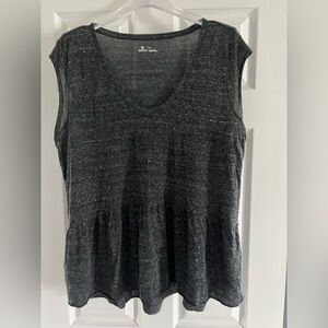 Heather Gray Sleeveless Top